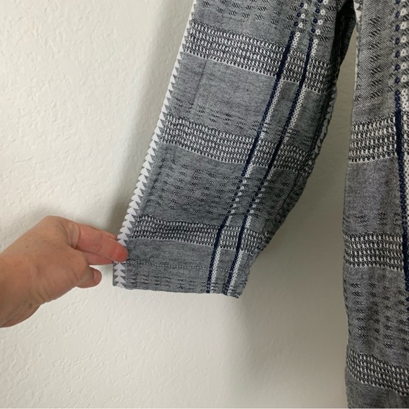 Tommy Bahama Cotton Pullover Hoodie Soutache Women’s M Beachy Baja Hood Coastal - Picture 13 of 17